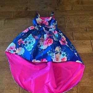 floral fancy dress: blue gorgeous 💙🌸